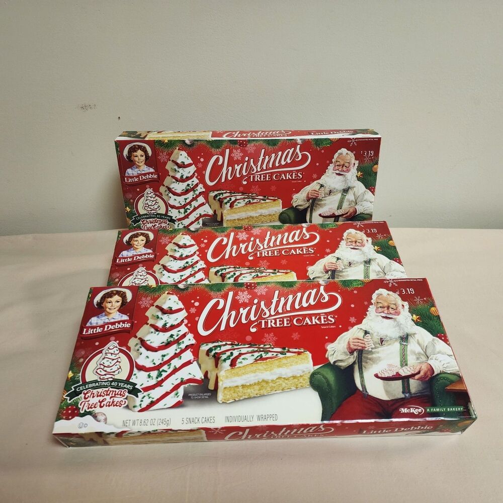 Little Debbie Christmas Tree Cakes Snack Cakes 5 Individually Wrapped Red